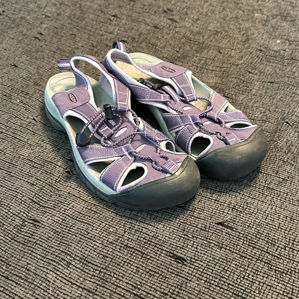 Purple Keen Sandals